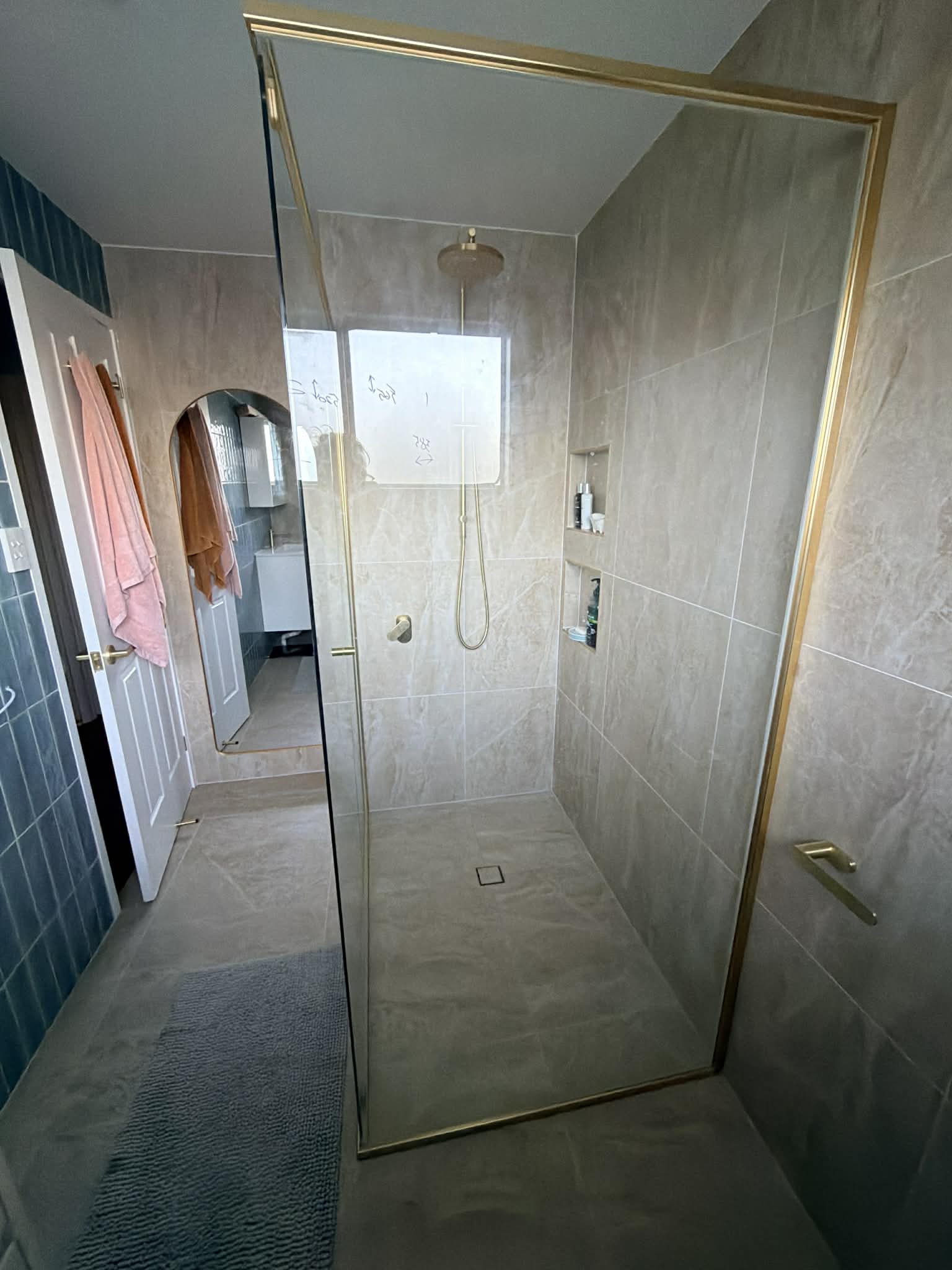 Renovated modern bathroom